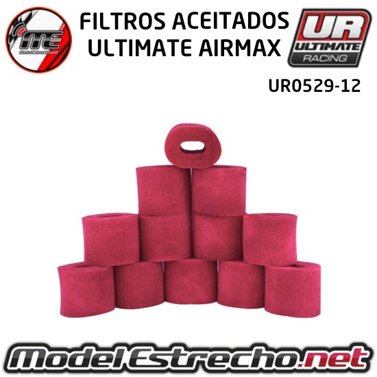 ESPUMAS FILTRO ACEITADOS ULTIMATE AIRMAX (12U.) UR0529-12