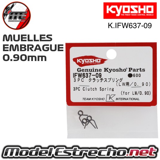 MUELLES DE EMBRAGUE 0.90mm LW KYOSHO K.IFW637-09