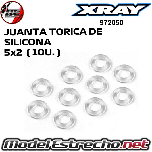 JUNTA TORICA DE SILICONA 5x2 XRAY (10U.) 972050