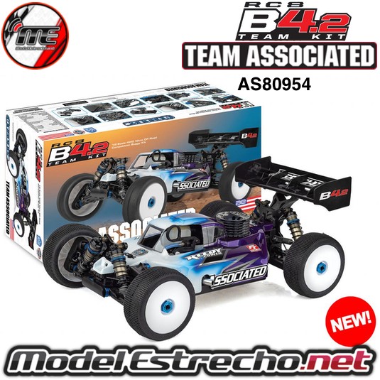 TEAM ASSOCIATED RC8B4.2 TEAM KIT 1/8 NITRO BUGGY AS80954