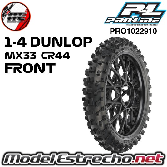 RUEDA DELANTERA MOTO 1-4 DUNLOP GEOMAX MX33 CR4 FRONT PROLINE PRO1022910