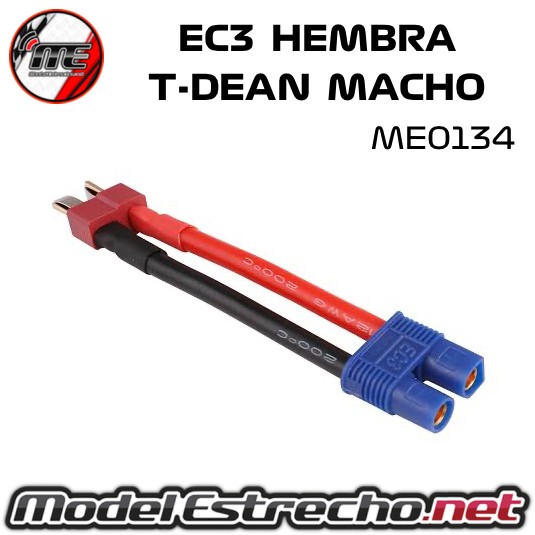 ADAPTADOR EC3 HEMBRA  A T-DEAN MACHO ME0134